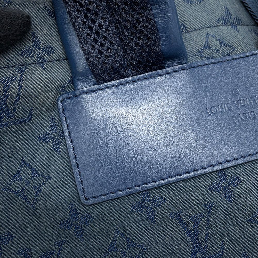 Louis Vuitton Backpack Monogram Denim Chalk — view 9