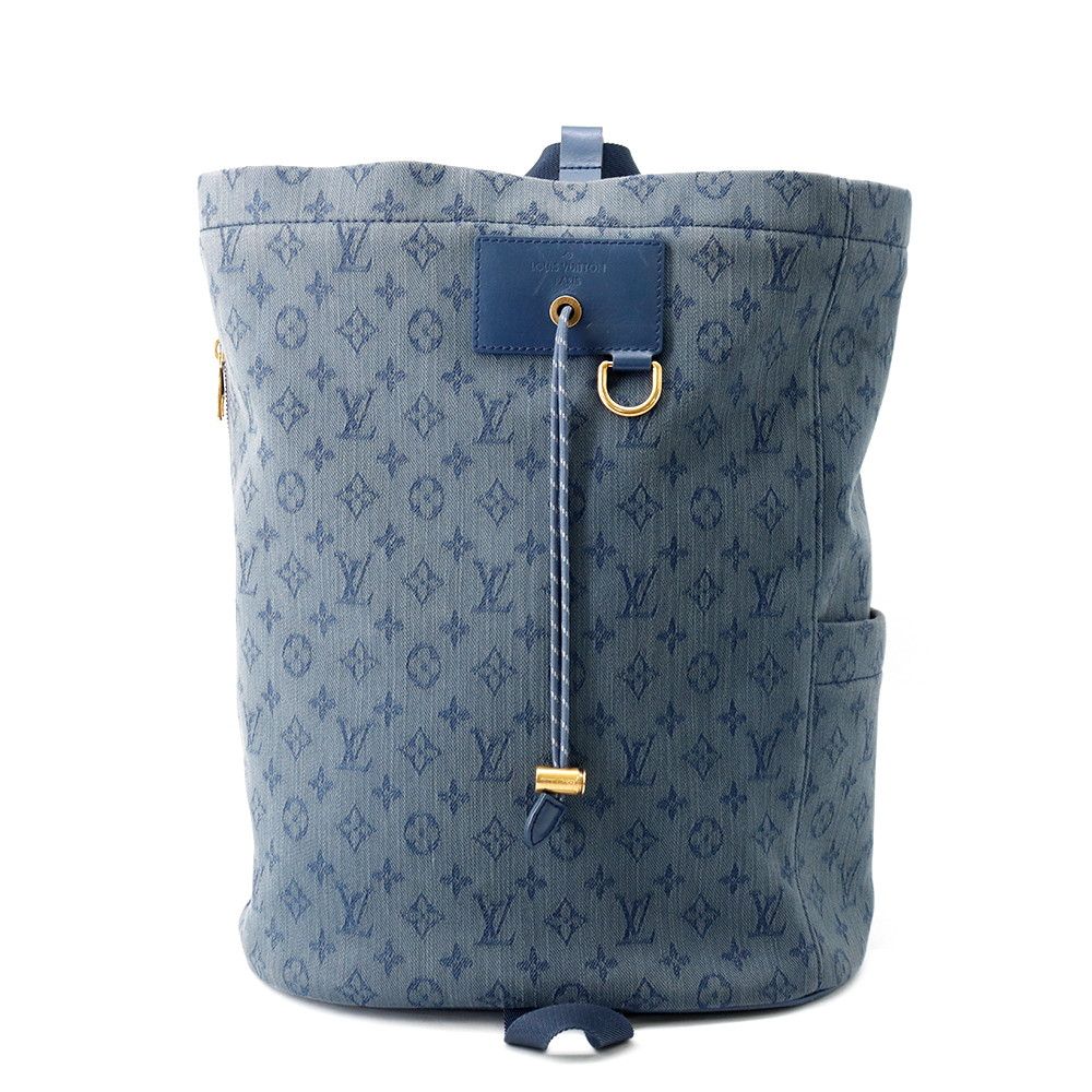 Louis Vuitton Backpack Monogram Denim Chalk