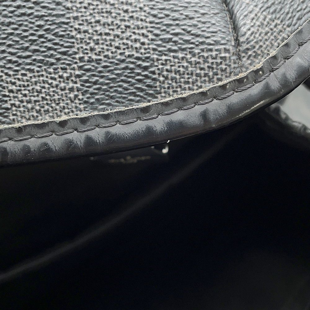 Louis Vuitton Backpack Damier Graphite Zack Black — view 9