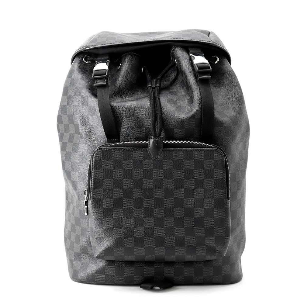 Louis Vuitton Backpack Damier Graphite Zack Black