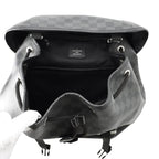 Louis Vuitton Backpack Damier Graphite Zack Black — view 5