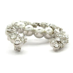 Chanel Brooch CC Logo Silver Clear — view 5