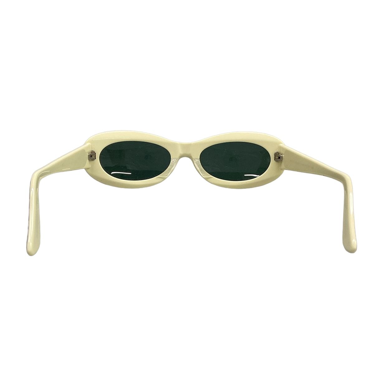 Chanel Sunglasses Dark Gray Ivory Black Vintage CC Logo Eyewear — view 3