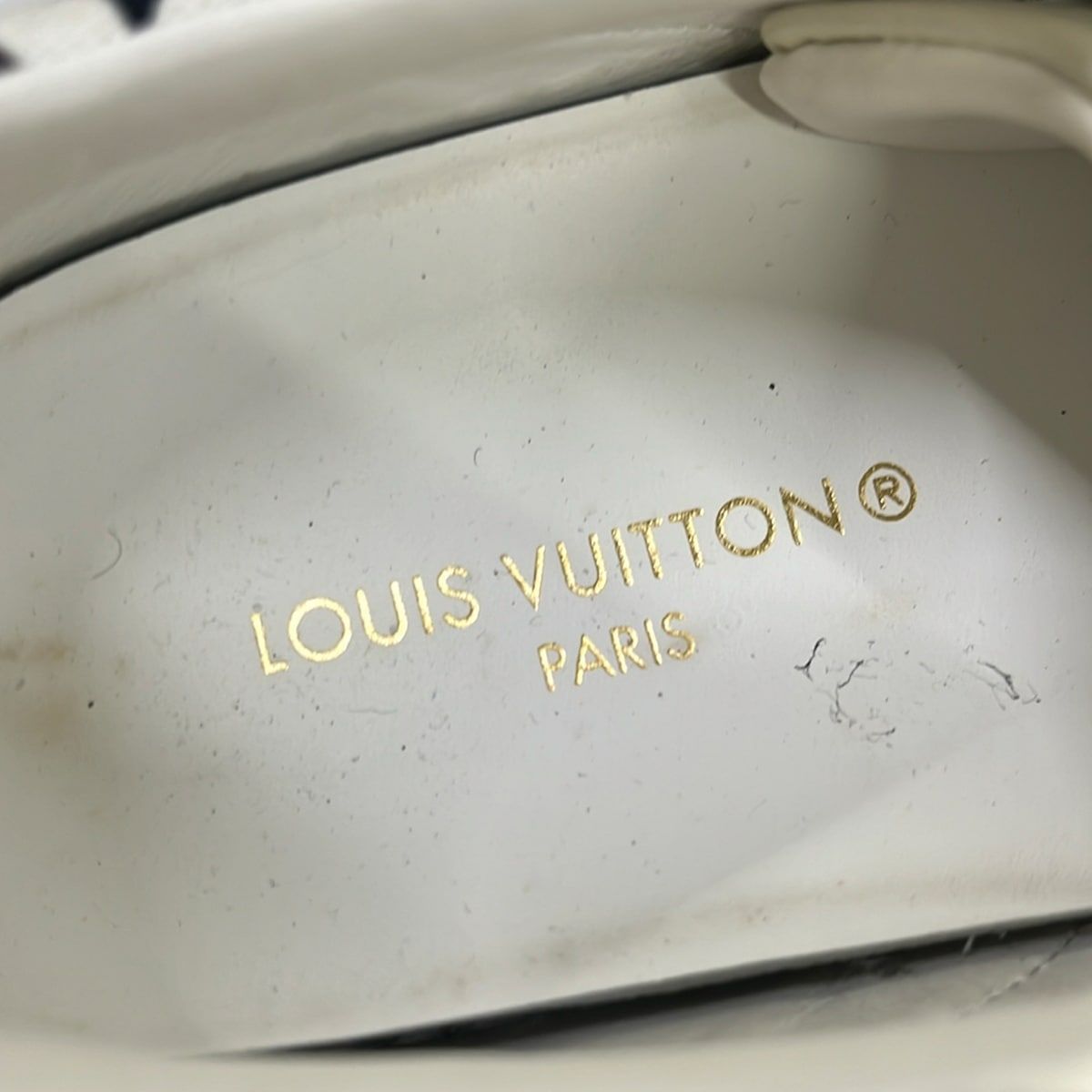 Louis Vuitton Sneakers 35.5 Time Out Line Star Print White Black Brown Monogram — view 5