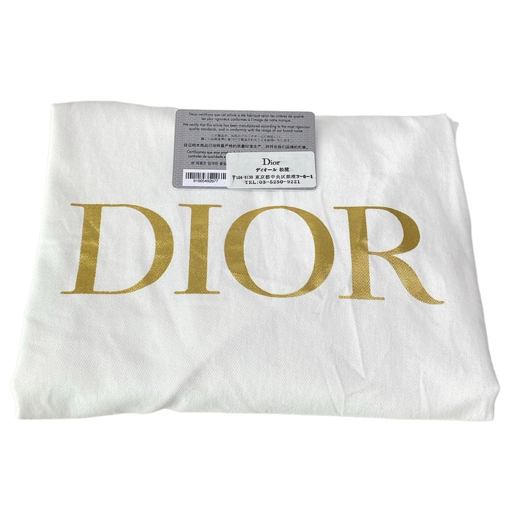 Dior Tote Book Vintage Small Navy Black Blue Gray — view 8
