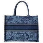 Dior Tote Book Vintage Small Navy Black Blue Gray — view 3