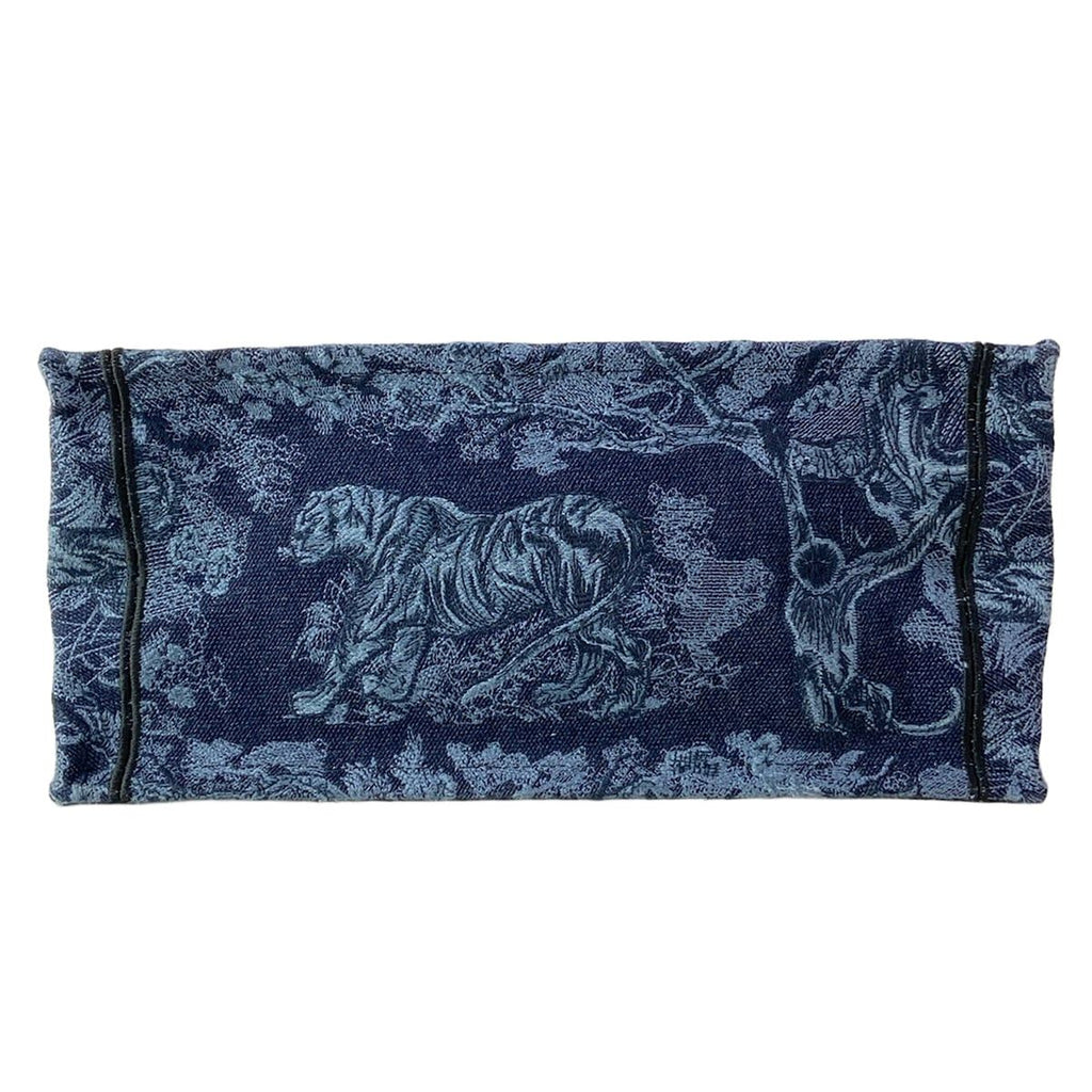 Dior Tote Book Vintage Small Navy Black Blue Gray — view 5