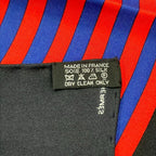 Hermes Scarf Carre 90 Black Blue Red Maillons de Joel Stein Maillon Geometric — view 3