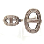 Hermes Ring 53 Chaine D'ancre Silver Double