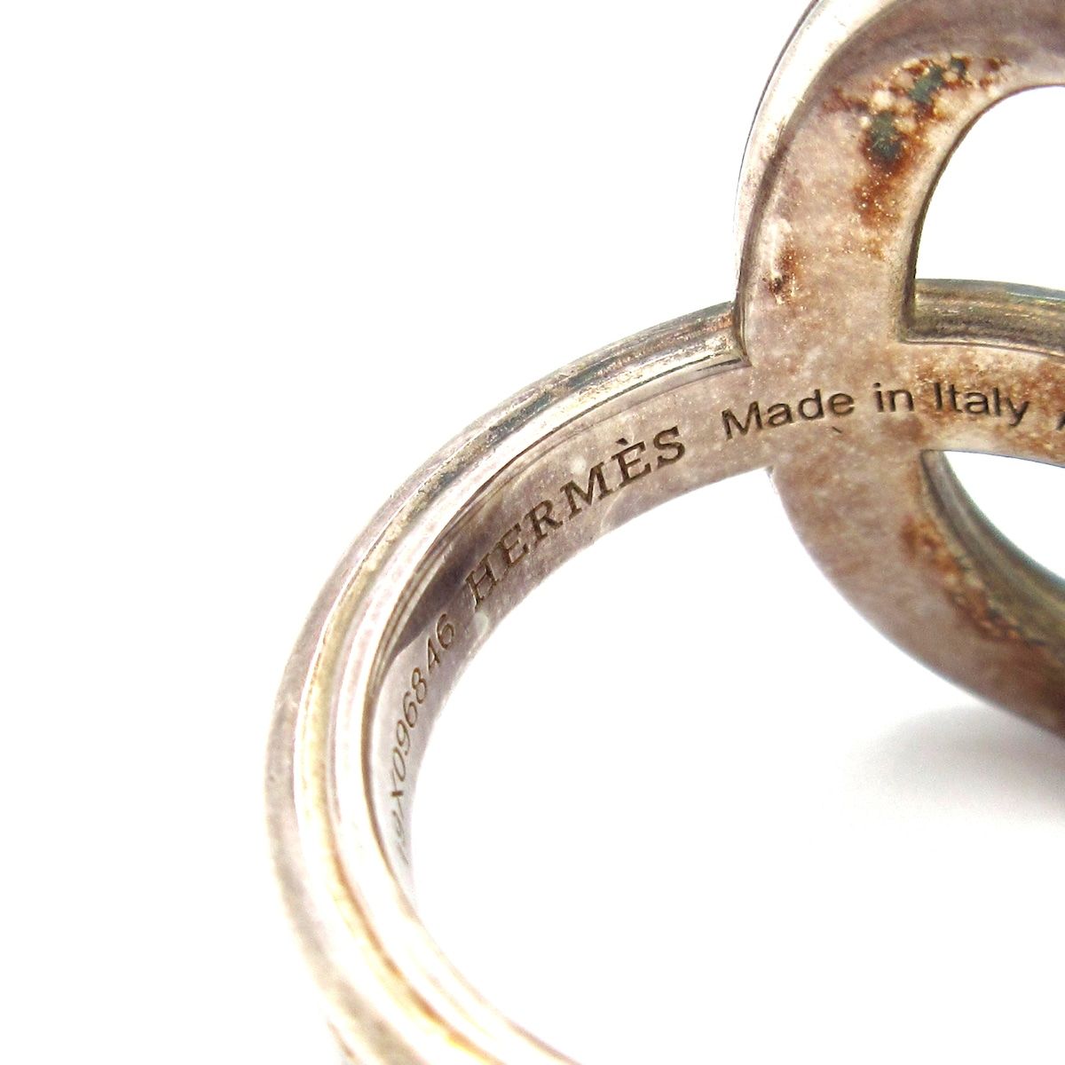 Hermes Ring 53 Chaine D'ancre Silver Double — view 5