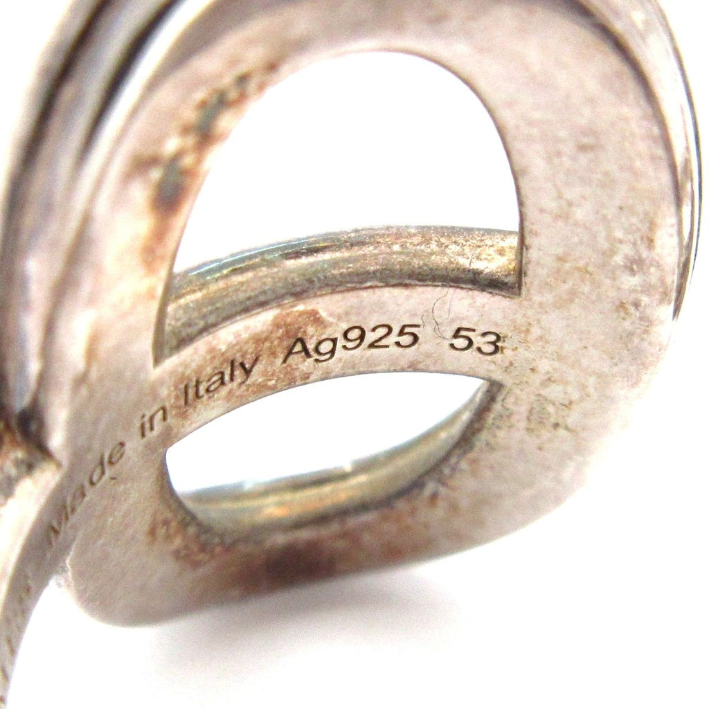 Hermes Ring 53 Chaine D'ancre Silver Double — view 6