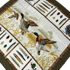 Gucci Scarf Khaki Ivory Multi Bird