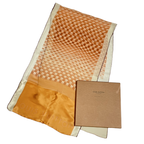 Louis Vuitton Damier Scarf Silk 100% Orange