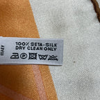 Louis Vuitton Damier Scarf Silk 100% Orange — view 5
