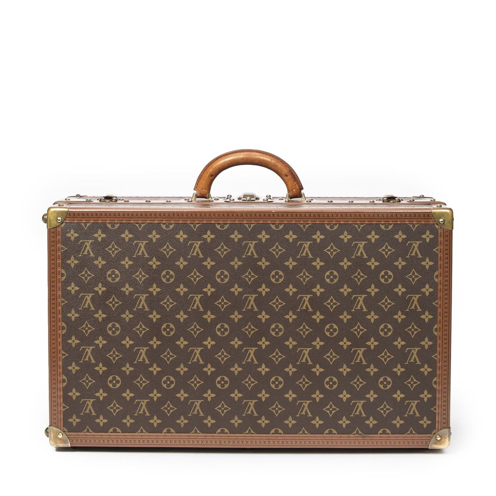 Louis Vuitton Vintage Gemine Trave Case Trunk for Shoes Brown Monogram Canvas — view 5