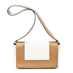 Celine Frame Cross Belt Bag Tan Ivory Calfskin Leather — view 5