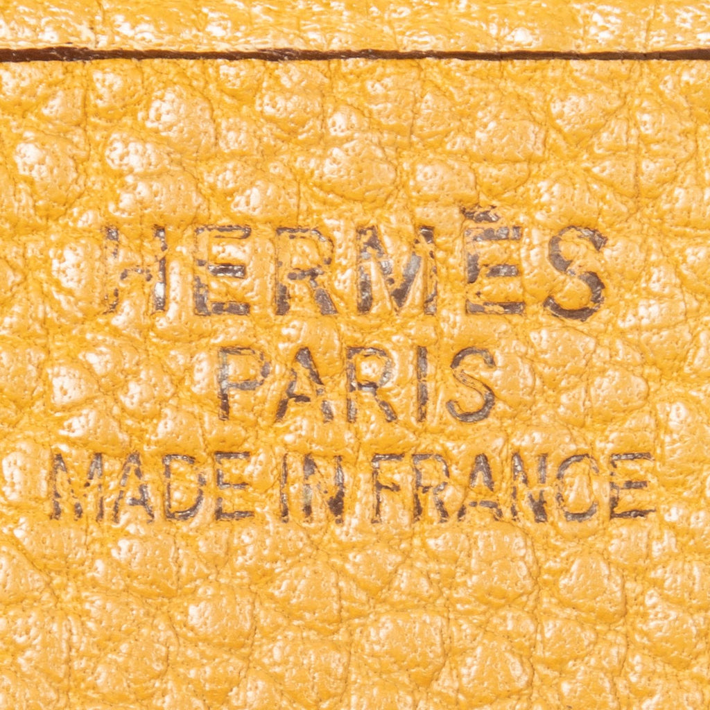 Hermes Evelyne I Natural Sable Taurillon Clemence Leather Messenger — view 8