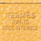 Hermes Evelyne I Natural Sable Taurillon Clemence Leather Messenger — view 8