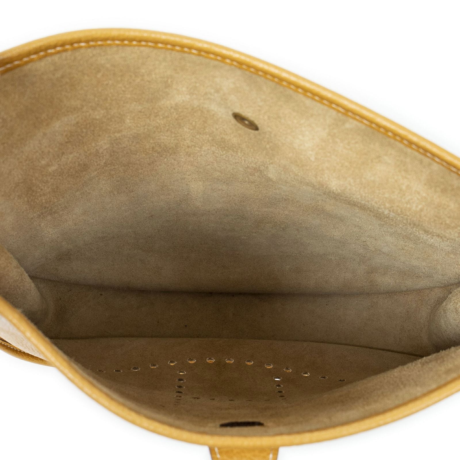Hermes Evelyne I Natural Sable Taurillon Clemence Leather Messenger — view 7