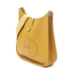 Hermes Evelyne I Natural Sable Taurillon Clemence Leather Messenger — view 2