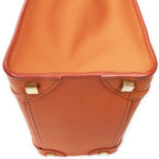 Celine Micro Luggage Orange Gray Leather — view 8