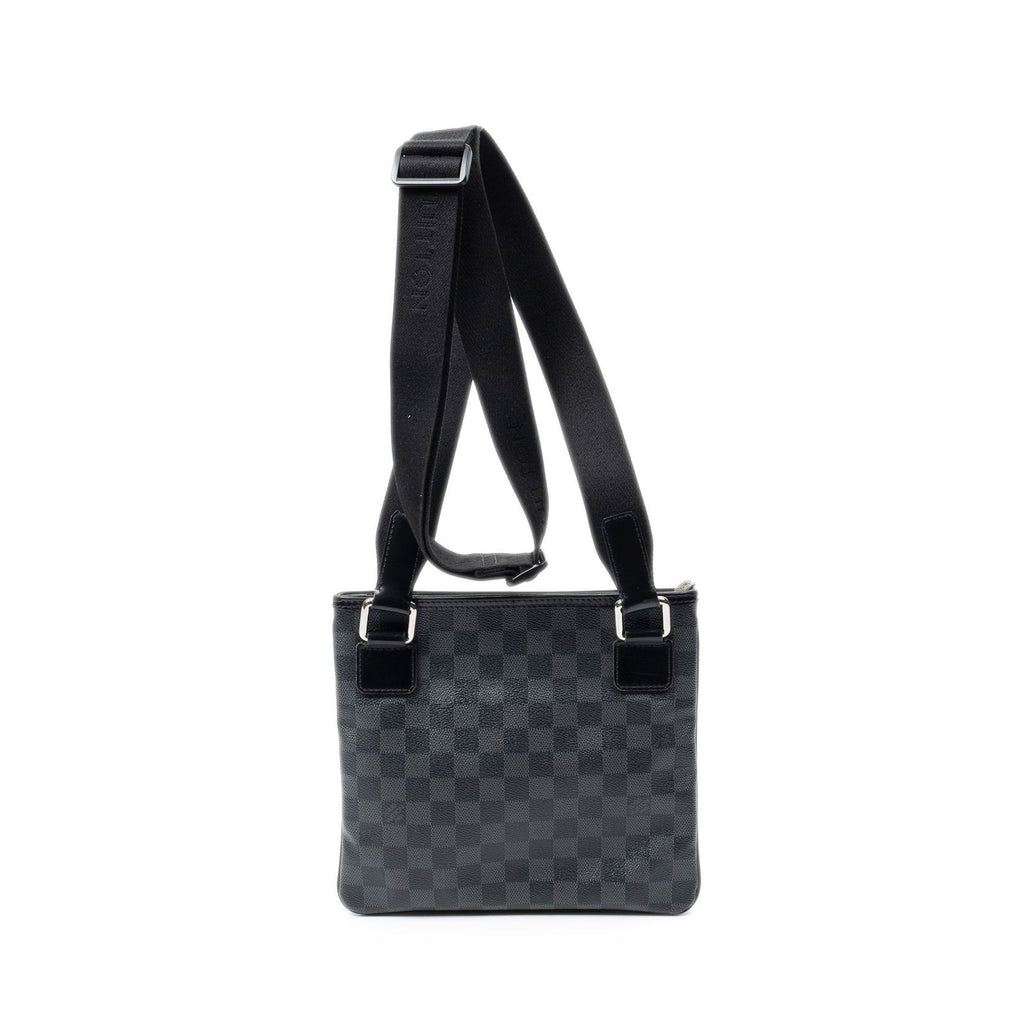 Louis Vuitton Thomas Black Gray Damier Graphite Messenger — view 5