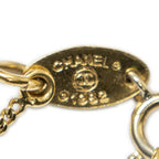 Chanel CC Rhinestone Bracelet Gold Plated — view 4