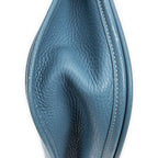 Hermes Evelyne II Blue Jeans Clemence Leather — view 7