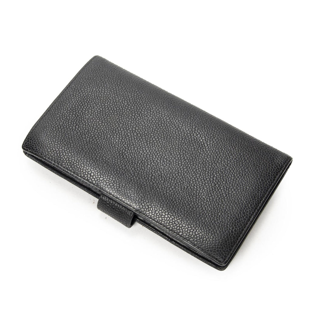 Chanel Timeless Bifold Wallet Black Caviar Leather — view 2