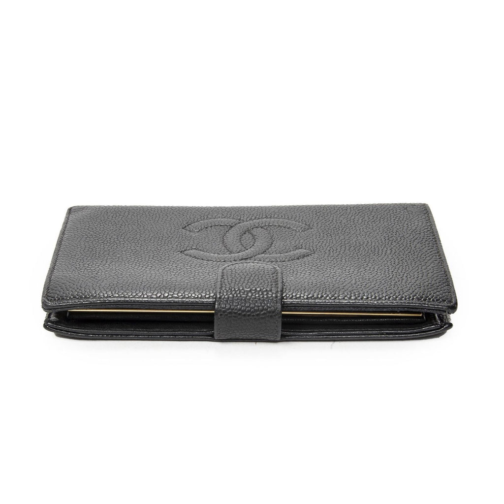 Chanel Timeless Bifold Wallet Black Caviar Leather — view 3