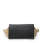 Celine Midi Trapeze Red Beige Black Calfskin Leather Messenger — view 6