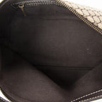 Celine Vintage Mini Zip Hobo Beige Macadam Canvas — view 9