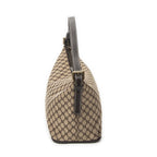 Celine Vintage Mini Zip Hobo Beige Macadam Canvas — view 4