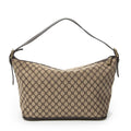 Celine Vintage Mini Zip Hobo Beige Macadam Canvas