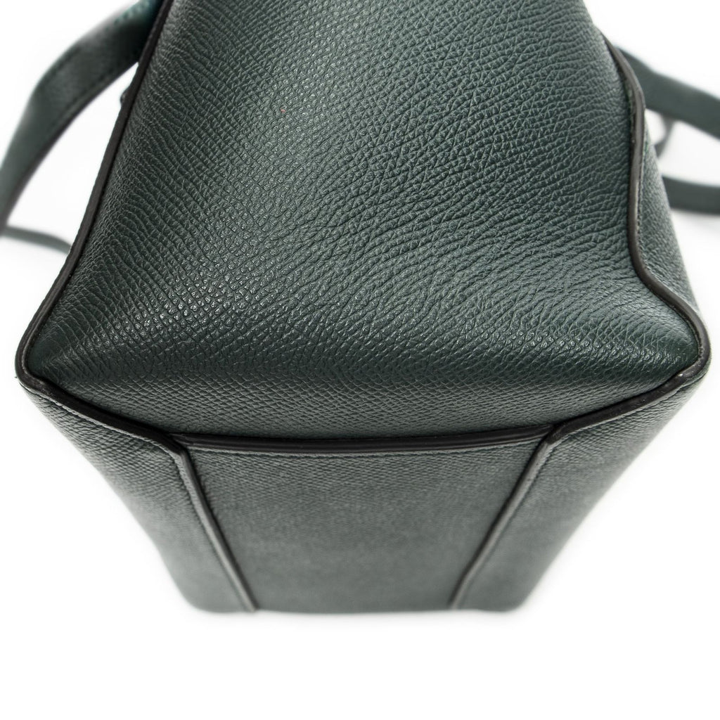 Celine Micro Belt Bag Green Gray Calfskin Leather — view 8