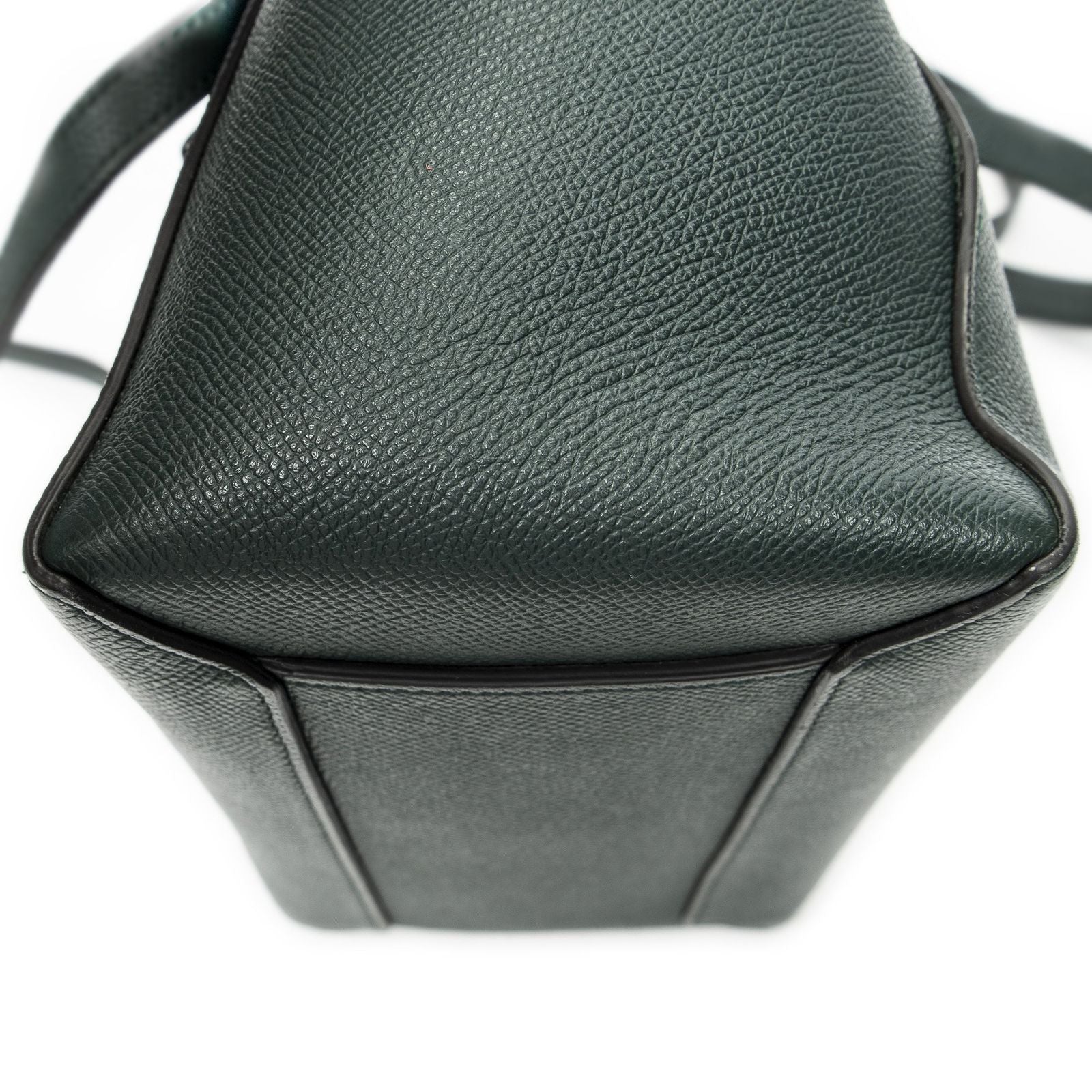 Celine Micro Belt Bag Green Gray Calfskin Leather — view 8