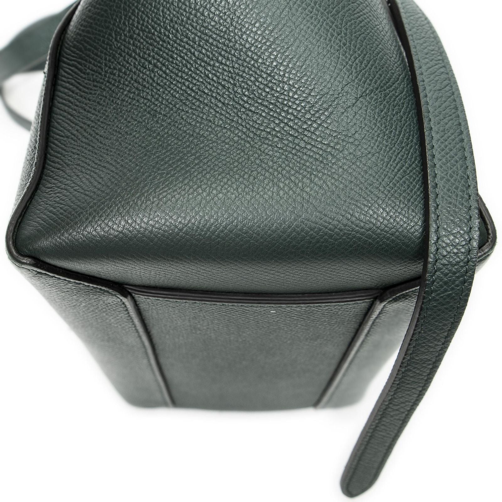 Celine Micro Belt Bag Green Gray Calfskin Leather — view 7