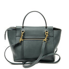 Celine Micro Belt Bag Green Gray Calfskin Leather — view 5