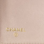 Chanel CC Wild Stitch L Yen Wallet Light Pink Quilted Lambskin Leather — view 5