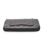 Chanel Cambon Ligne Organizer Wallet Black Quilted Lambskin Leather — view 3