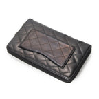 Chanel Cambon Ligne Organizer Wallet Black Quilted Lambskin Leather — view 2