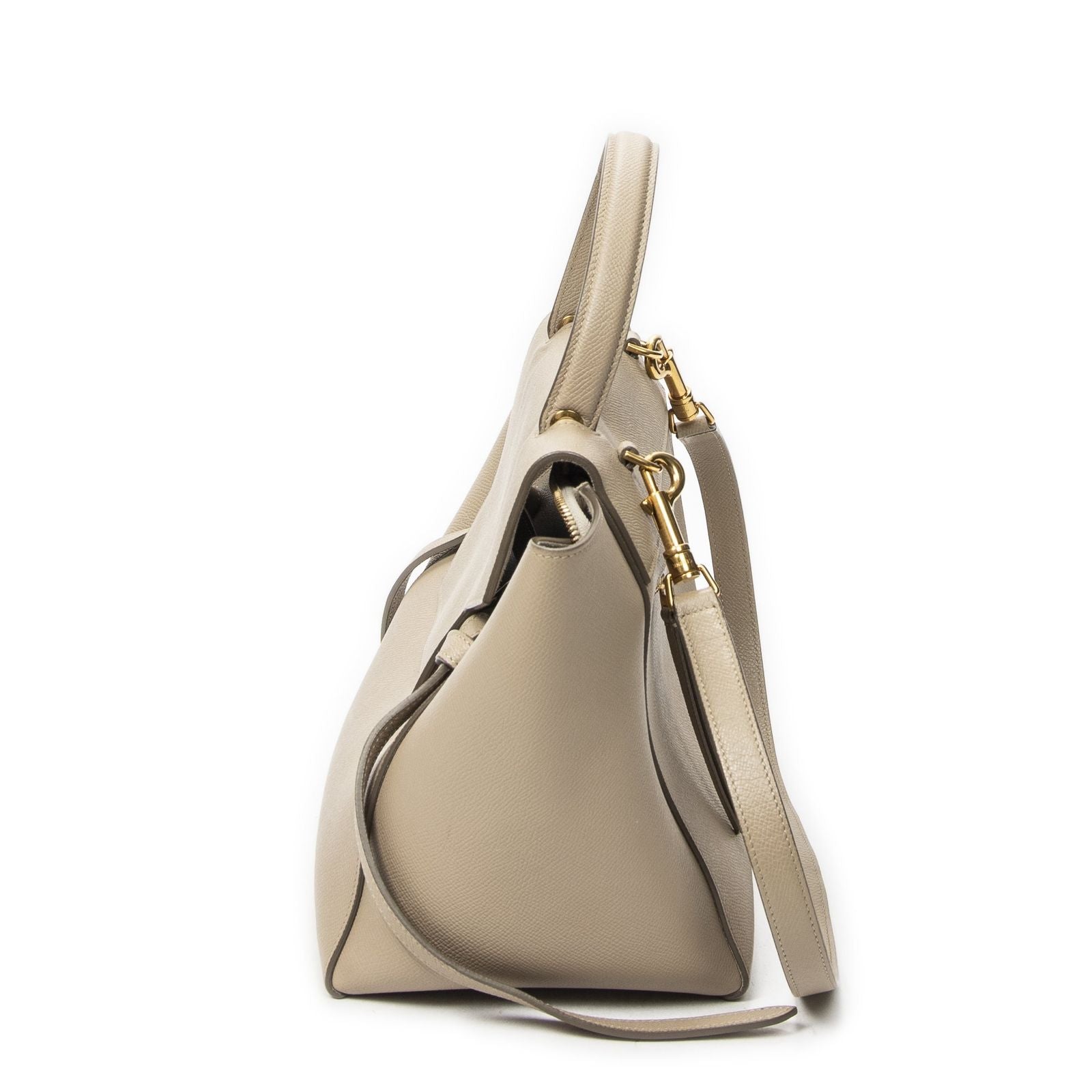 Celine Mini Belt Bag Beige Calfskin Leather — view 3