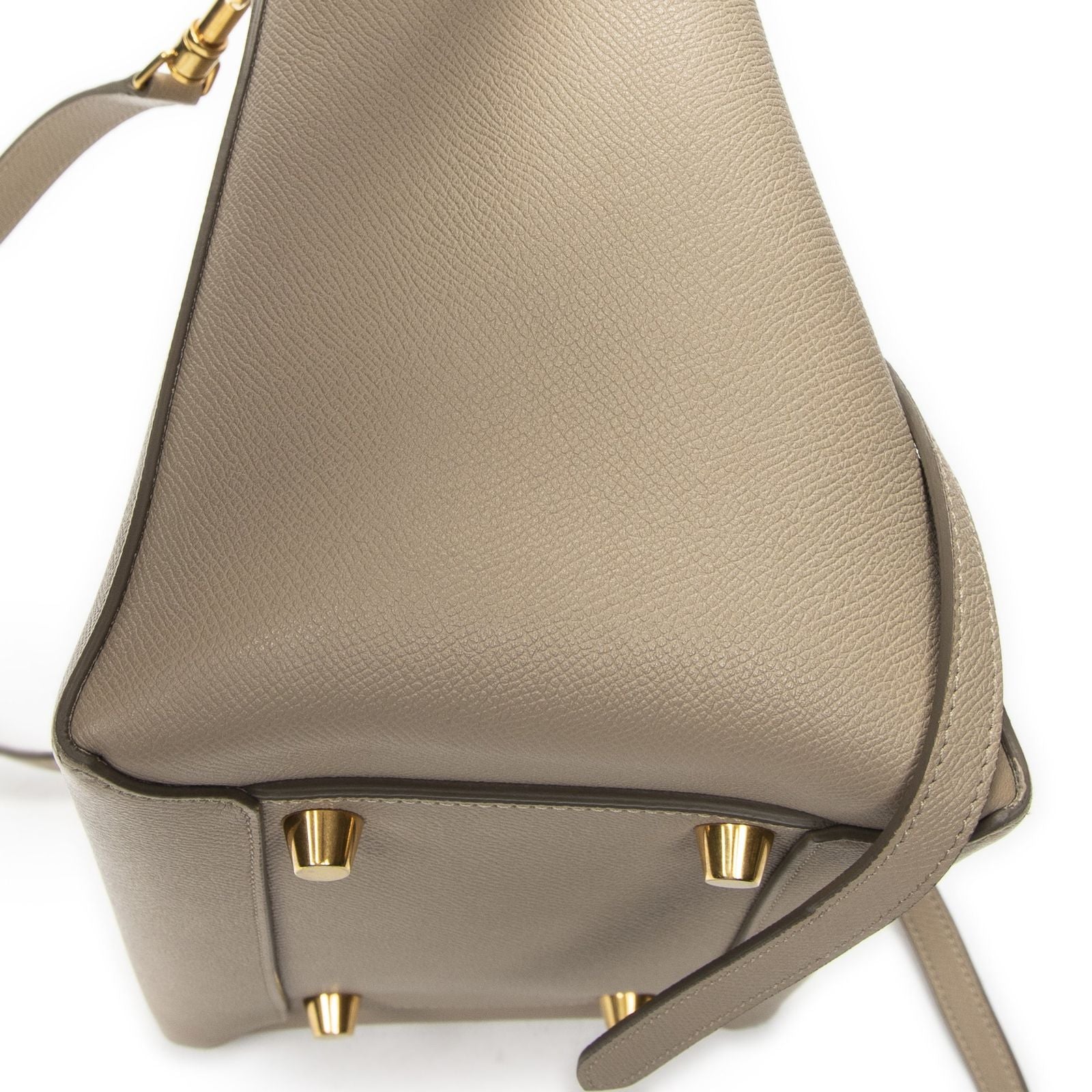 Celine Mini Belt Bag Beige Calfskin Leather — view 7