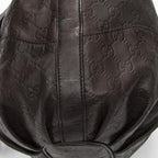 Gucci Large Tribeca Messenger Dark Brown Guccissima — view 8
