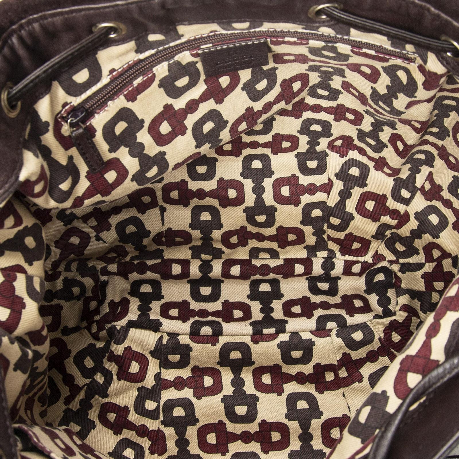 Gucci Large Tribeca Messenger Dark Brown Guccissima — view 9