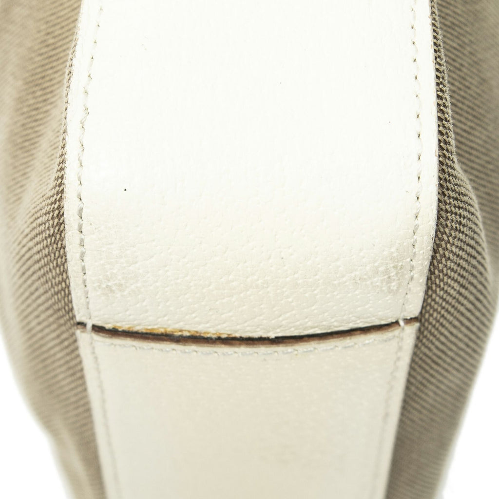 Gucci Vintage Chain Hobo Beige Canvas — view 8