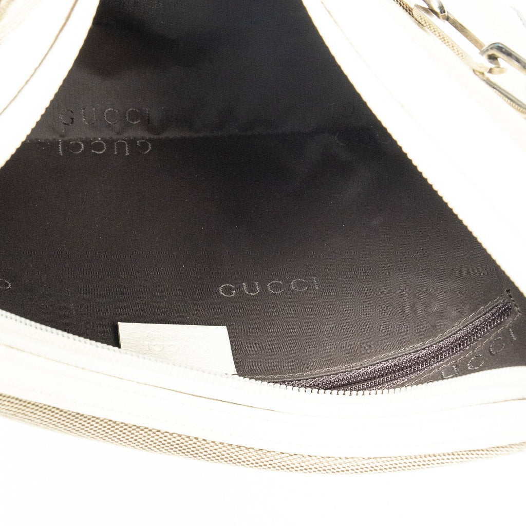 Gucci Vintage Chain Hobo Beige Canvas — view 9