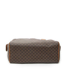 Celine Vintage Boston Brown Macadam Canvas Shoulder — view 6