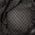 Gucci Large Duffle Black GG Denim Canvas — view 9