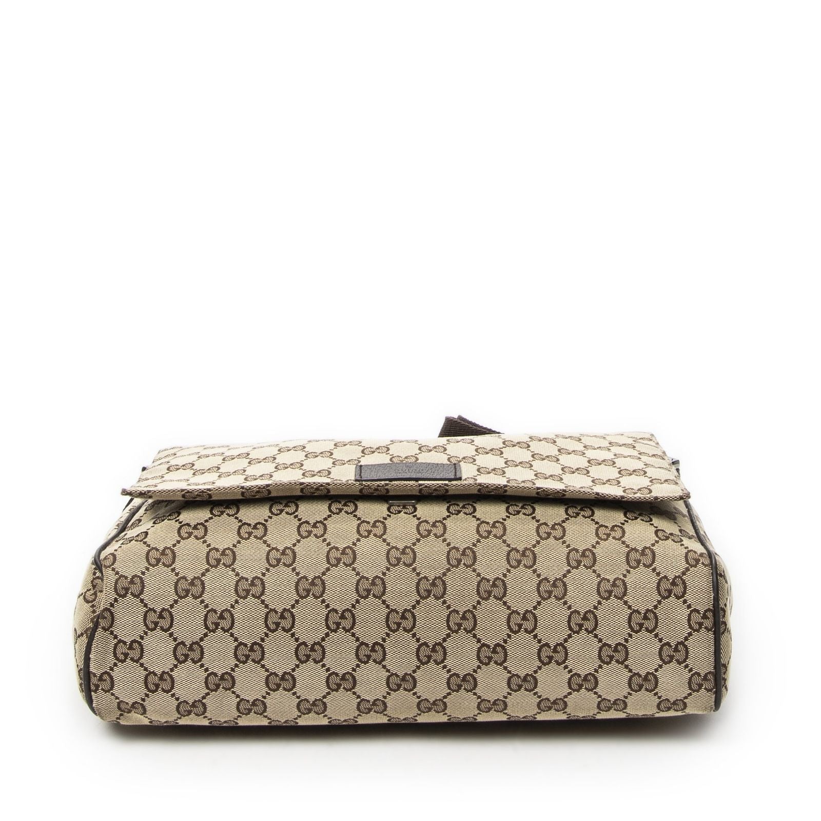 Gucci Flap Messenger Beige Brown GG Canvas — view 6